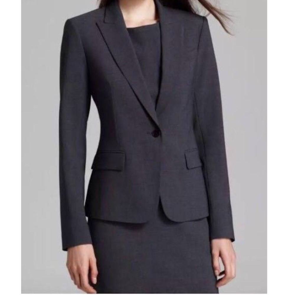Theory Gabe 2 Blazer in Charcoal (US 00)